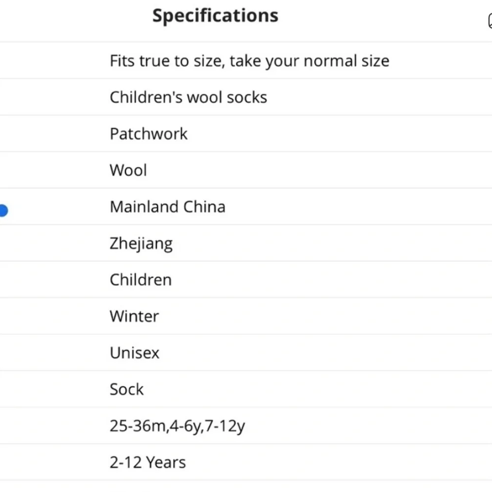 One pair Orange and Blue 5-8 kids Socks New